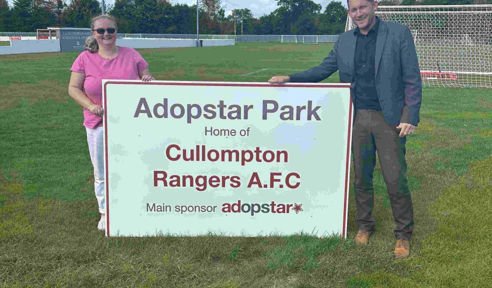 Adopstar title sponsor of Cullompton Rangers Football Club